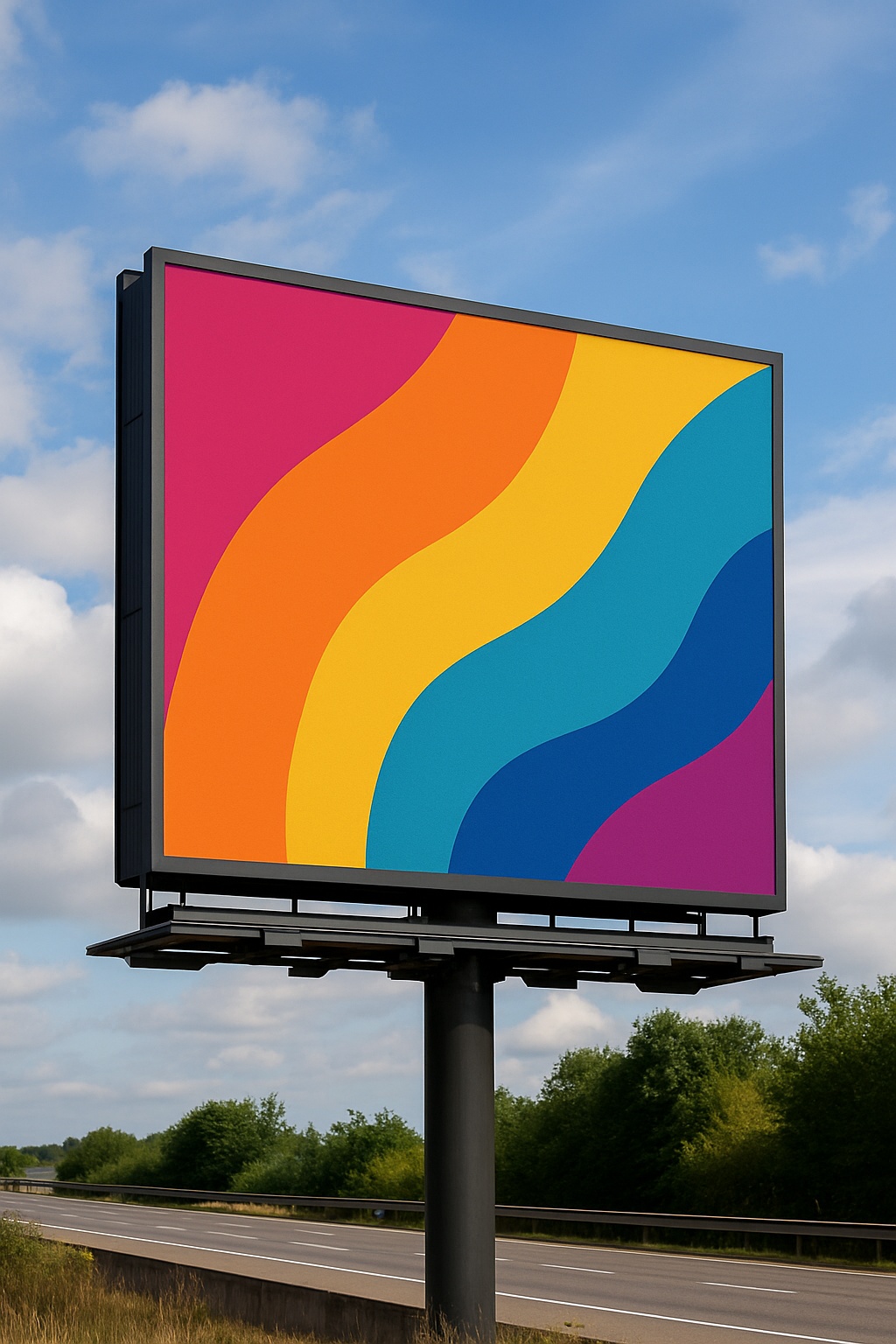 Large billboard artwork
